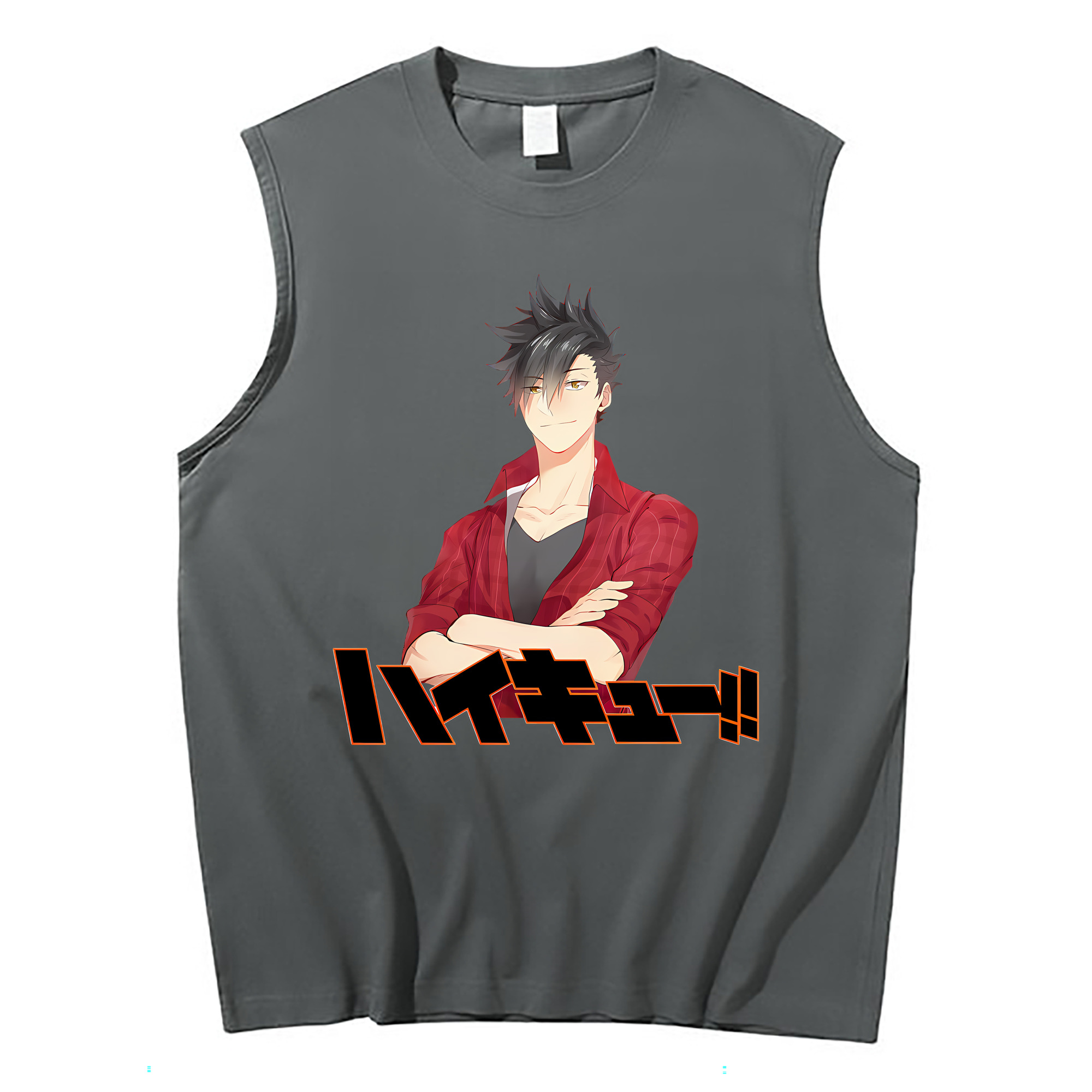 （画像用） ハイキュー!! Haikyu!! コットン100％タンクトップ（フロントプリント）